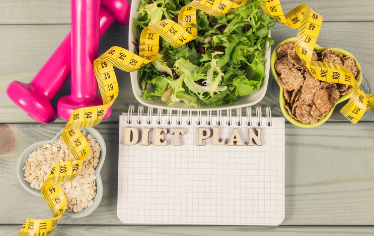Diet planning with healthy food